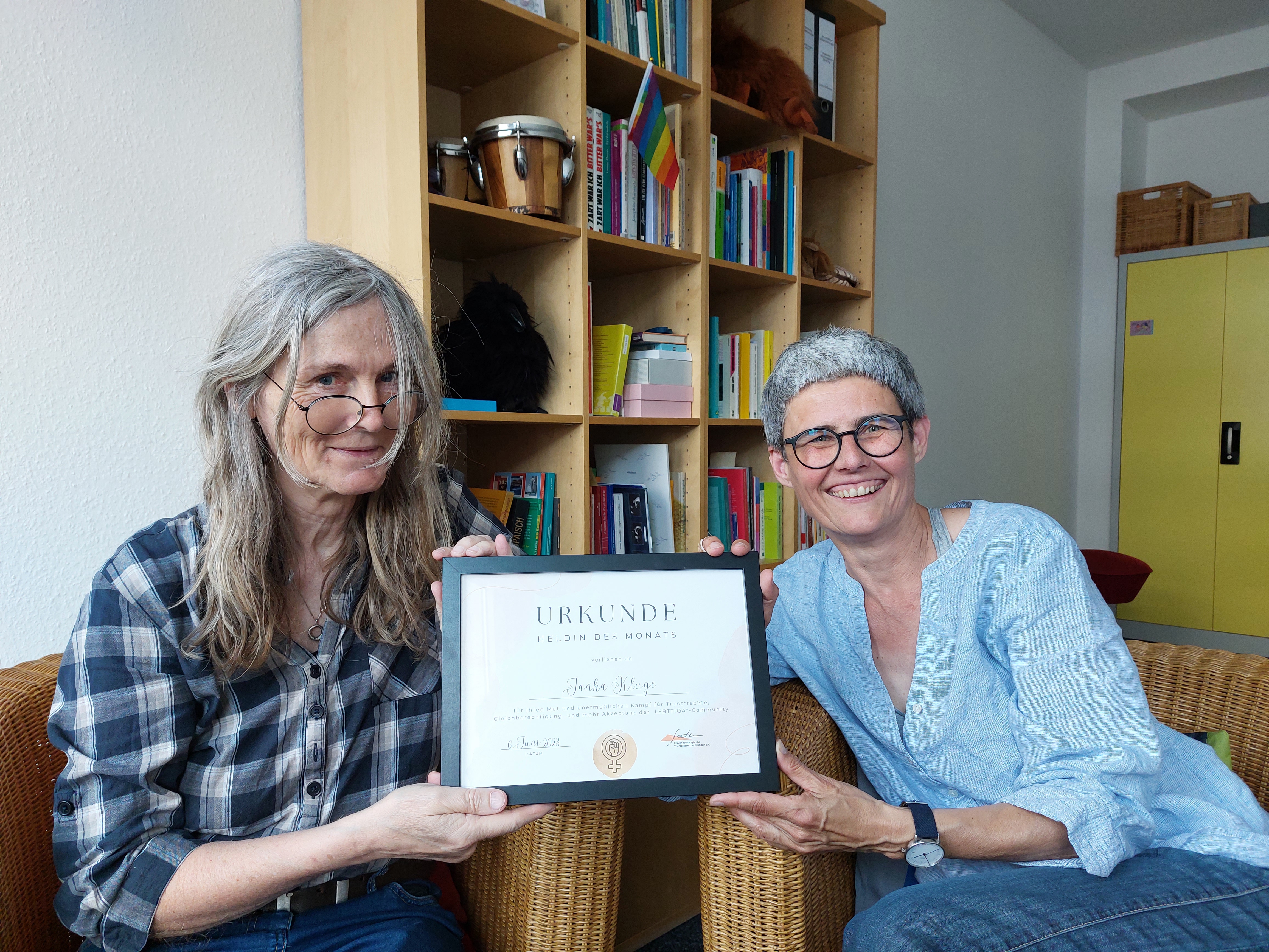Janka Kluge und Marion Rommel